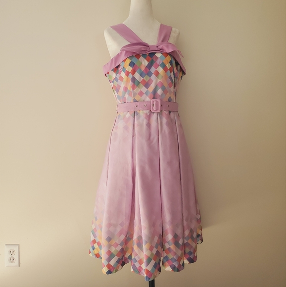 Lindy Bop Retro Vintage Reproduction Swing Dress - Picture 1 of 16